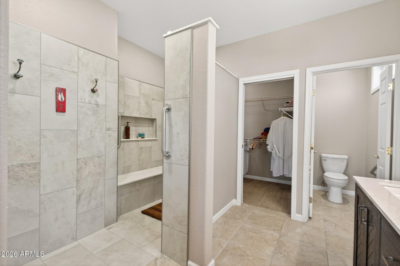 MASSIVE Roll in shower