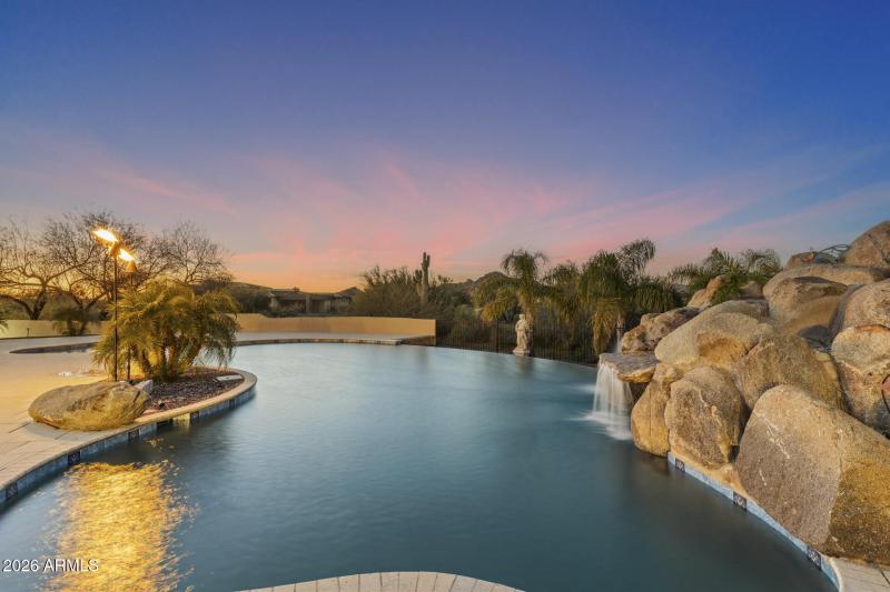 Resort-style grounds