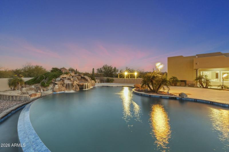 Resort-style grounds