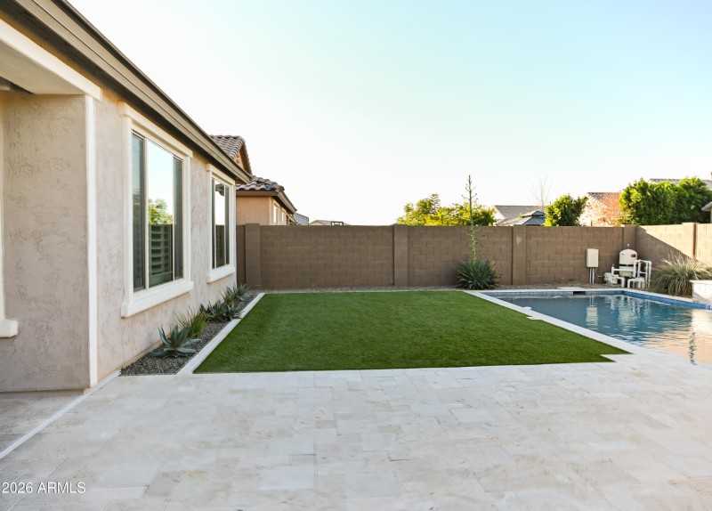 Rear Yard and Pool