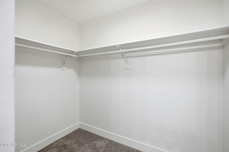Primary Suite Walkin Closet