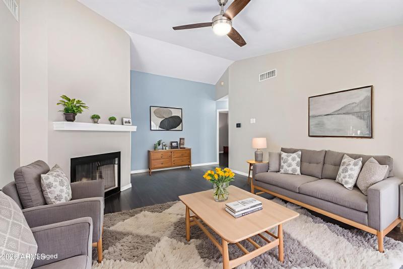 Virtually Staged -living room