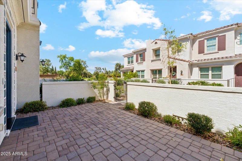 East -facing Private Courtyard