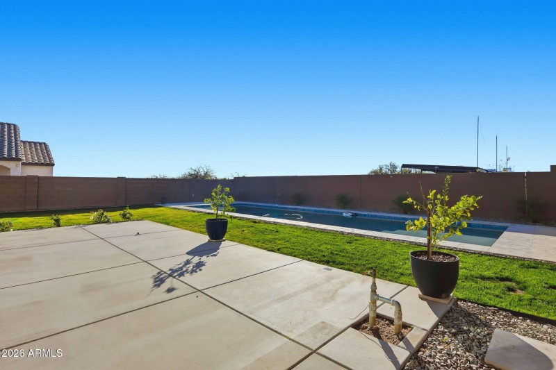 Extended Patio for enjoying the outdoors