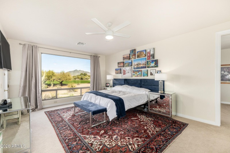 Primary bedroom with Mountain Views