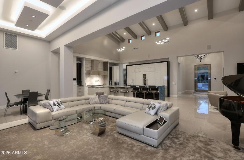 Night-Great Room-Gourmet Kitchen