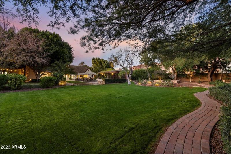Stunning Yard and Walking Path