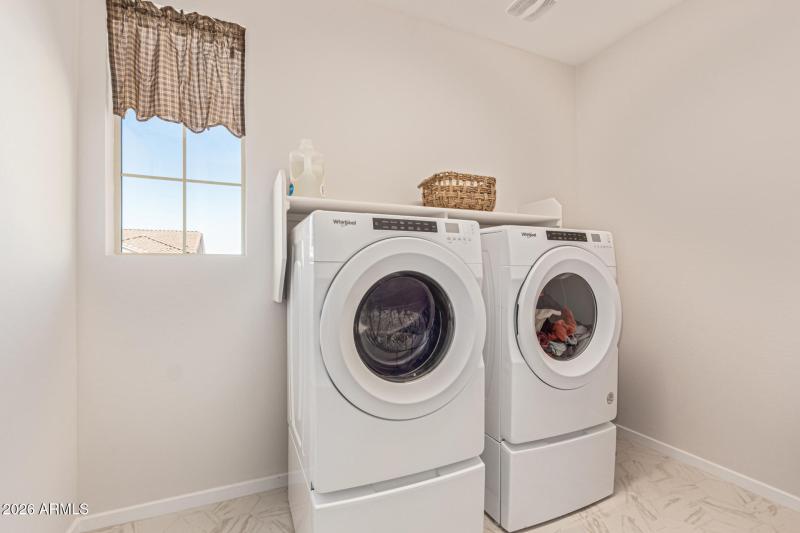 Start of upstairs - Laundry room