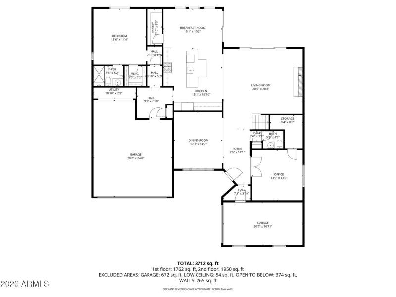 1st floor 2D Floorplan