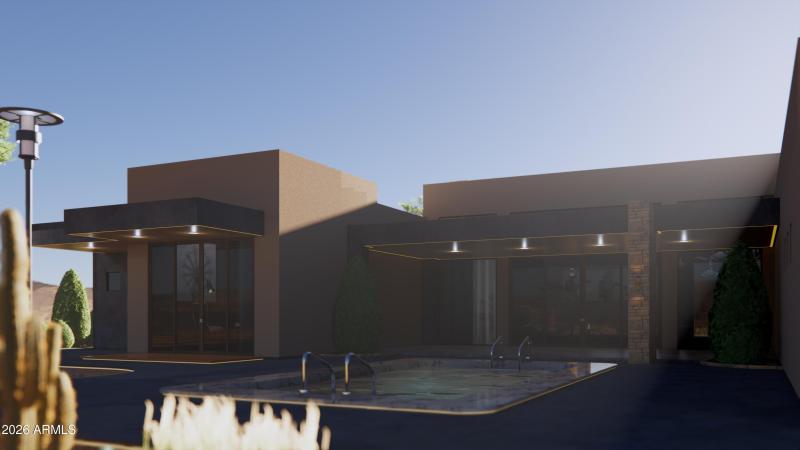 Soaring Eagle Exterior Rendering Pool Li