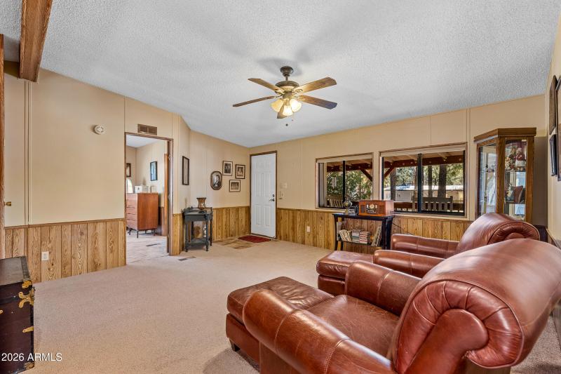 Overlooking the deck