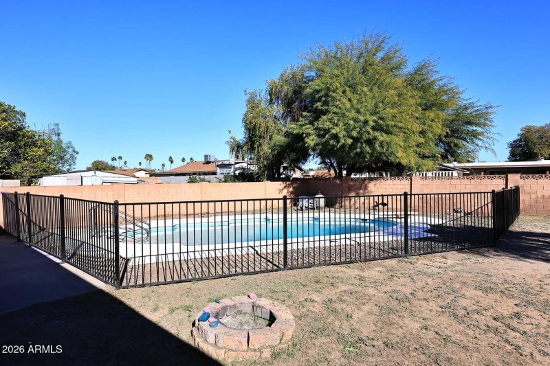 Fenced Pool Area