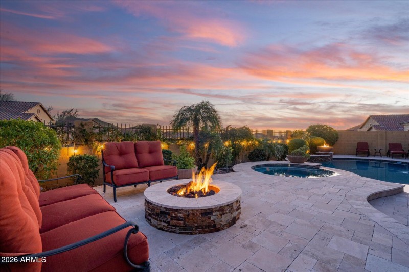 Enjoy the warm sunset evenings