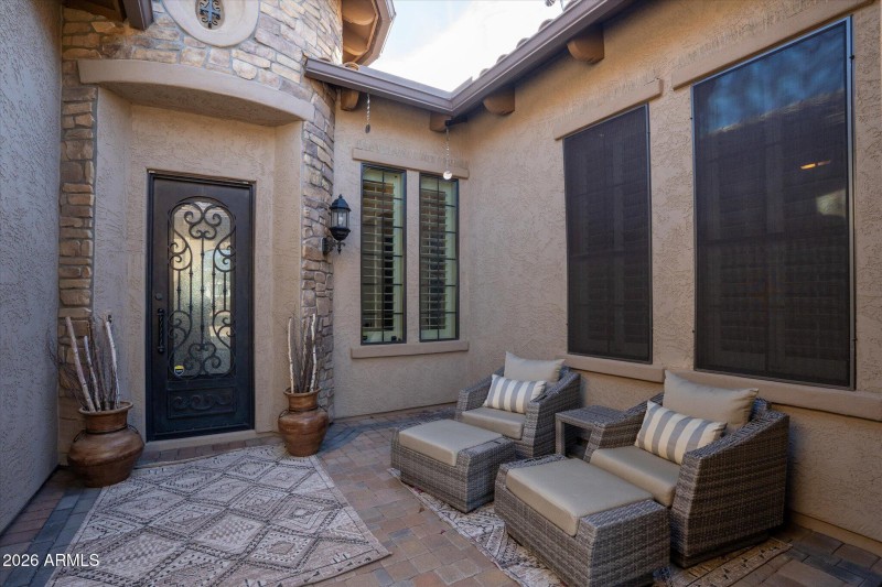 Private Entry Courtyard