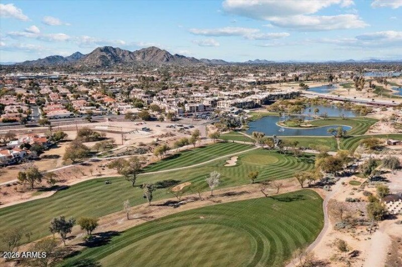 Aerial Golf & Lake Views