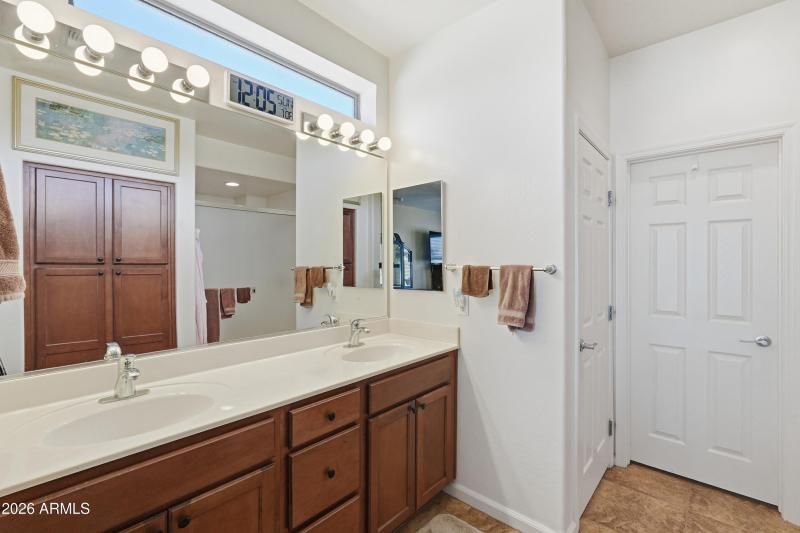 Dual Sinks in Primary Bedroom