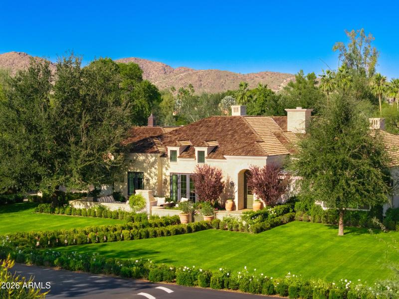 front with mountain views