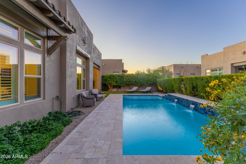 Backyard at Twilight