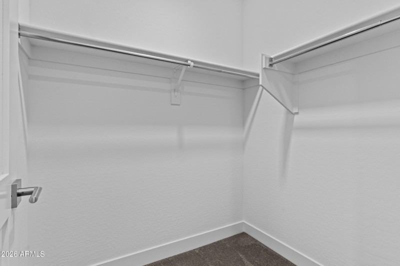 Guest bedroom #2 walk in closet