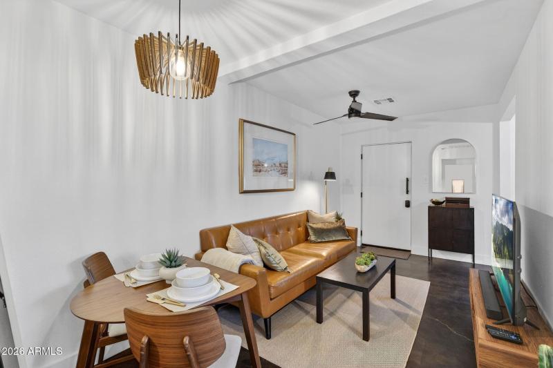 Unit 511 – Living Room & Dining Area