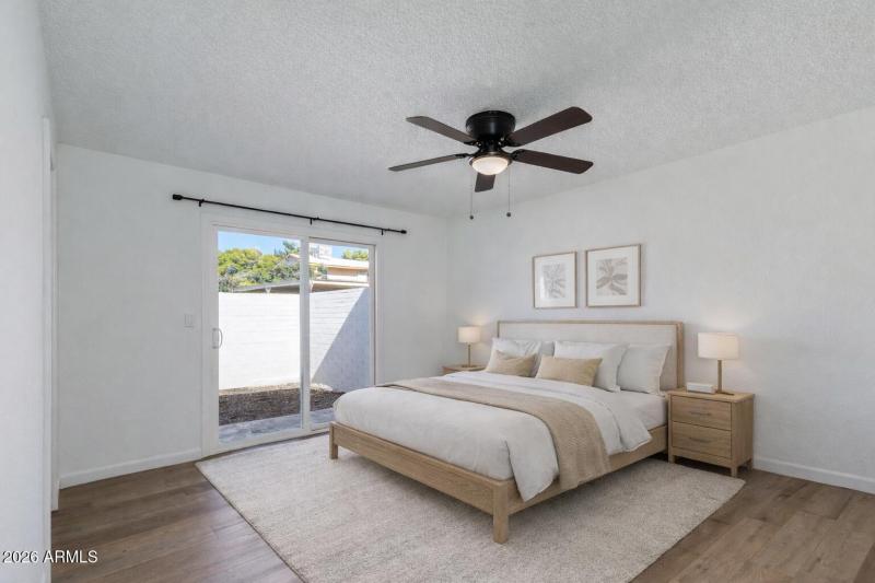 Primary Bedroom with Patio Access
