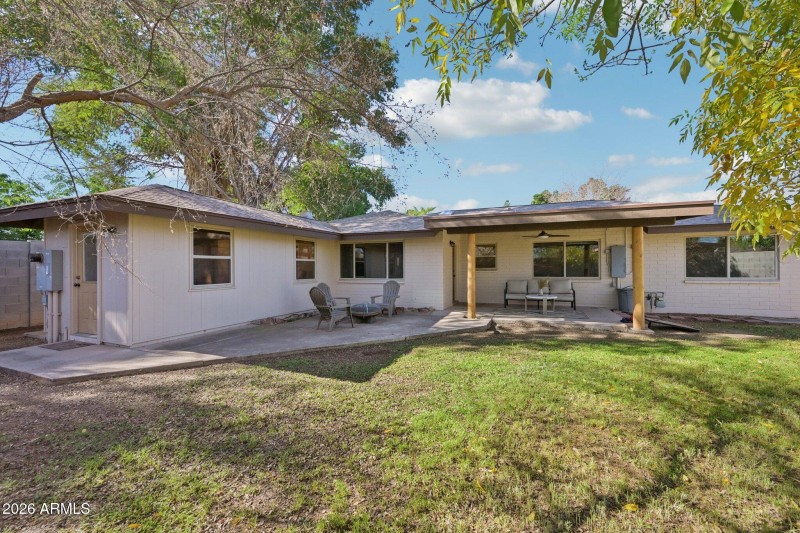 View towards the home