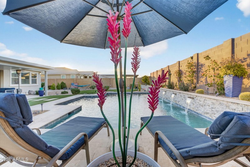 Loung Chairs Poolside