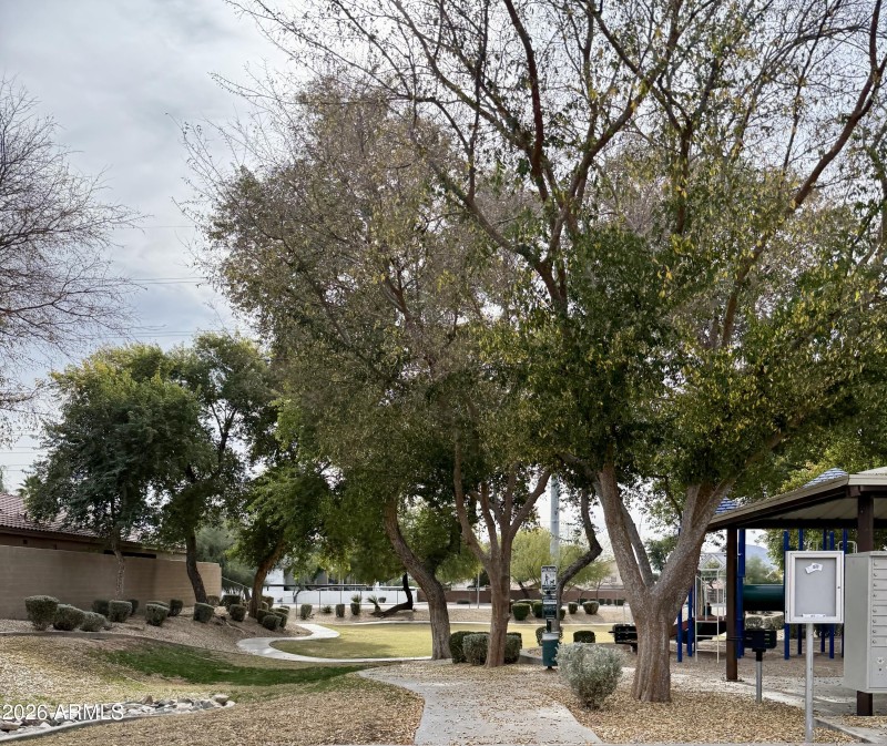 Common area with grills