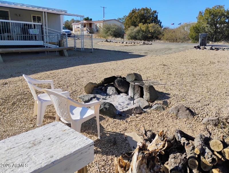 Side Yard in front of Shop