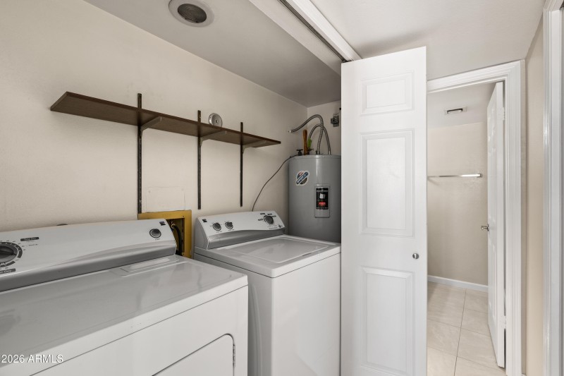 Downstairs Laundry in unit