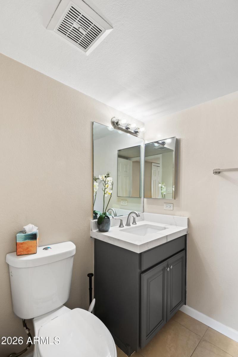 Half Bath on the ground floor