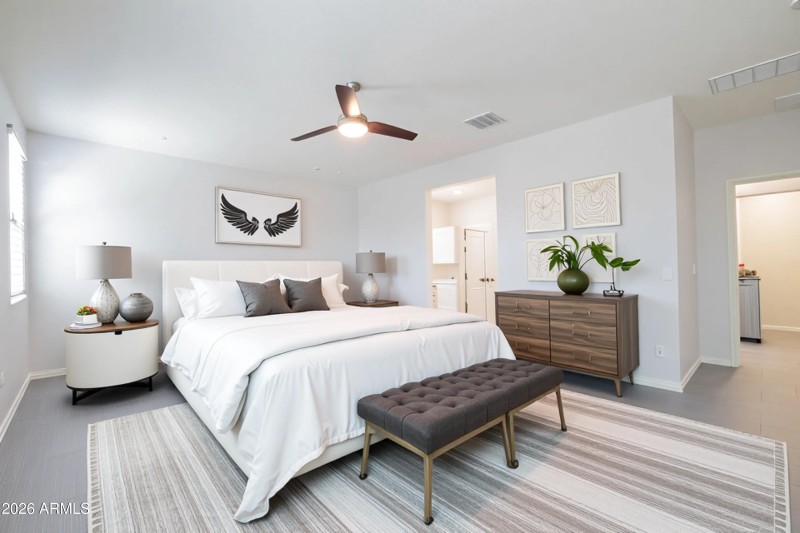 PRIMARY BEDROOM-STAGED