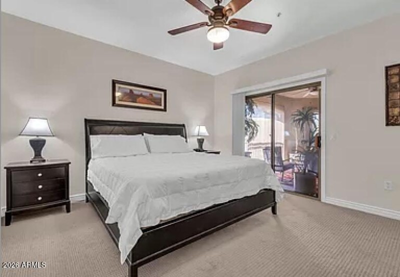 condo primary bedroom