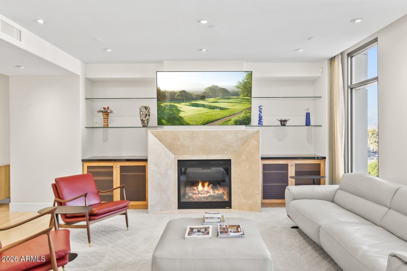 Fireplace in Living Room