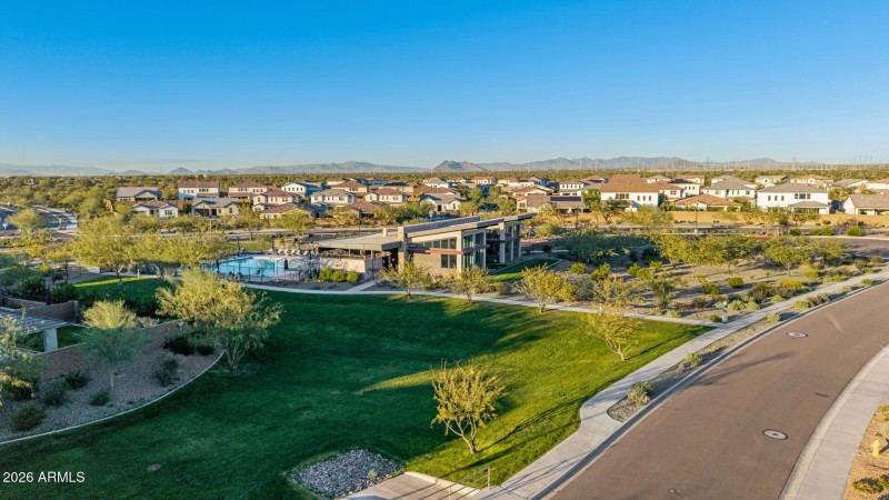 36 Community Center drone from grass