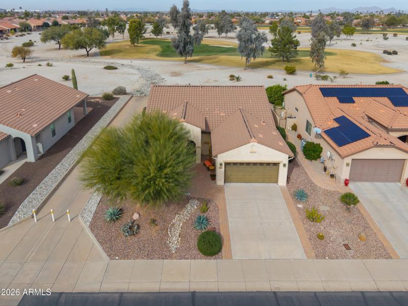 Large wash between homes