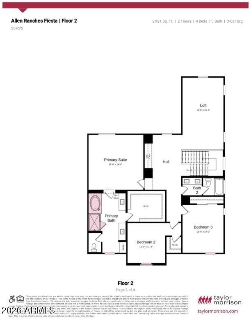 TM 55-RV5 Floor Plan Upper Level
