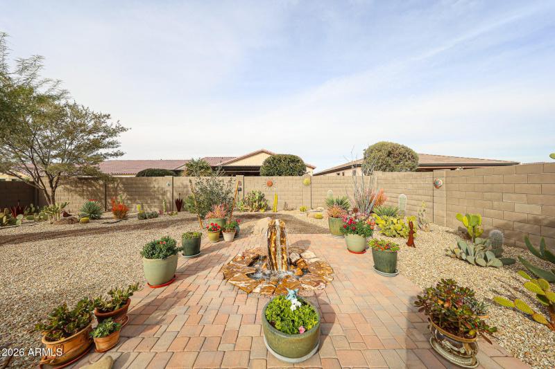 Pavers with Water Feature