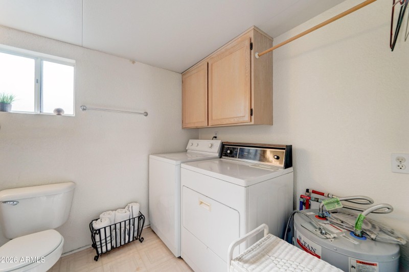 Laundry in 2nd bathroom