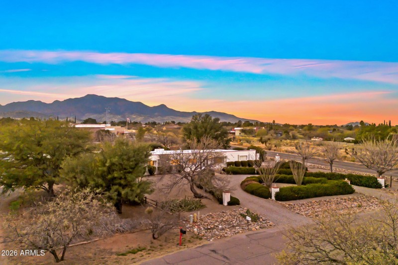 Aerial View front of house