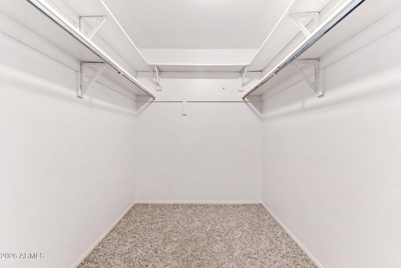 Primary walk-in closet