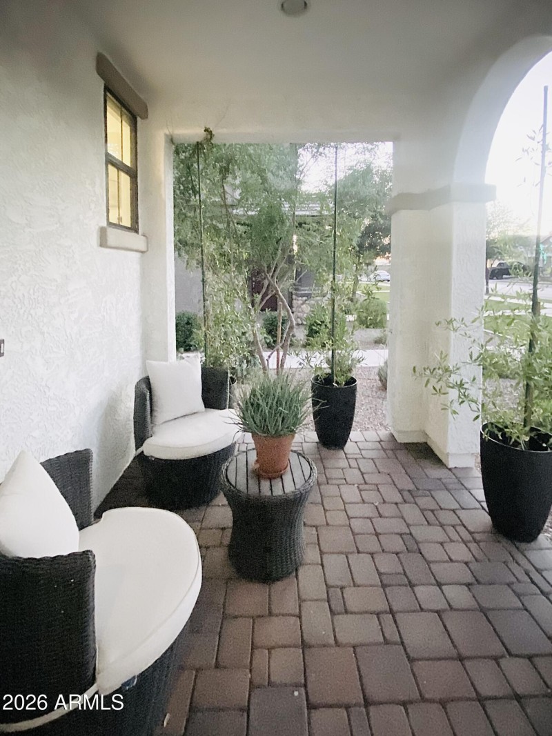 Front Porch Sitting Area