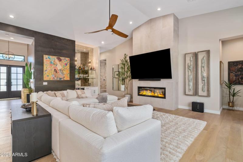 Inviting Fireplace Enhances