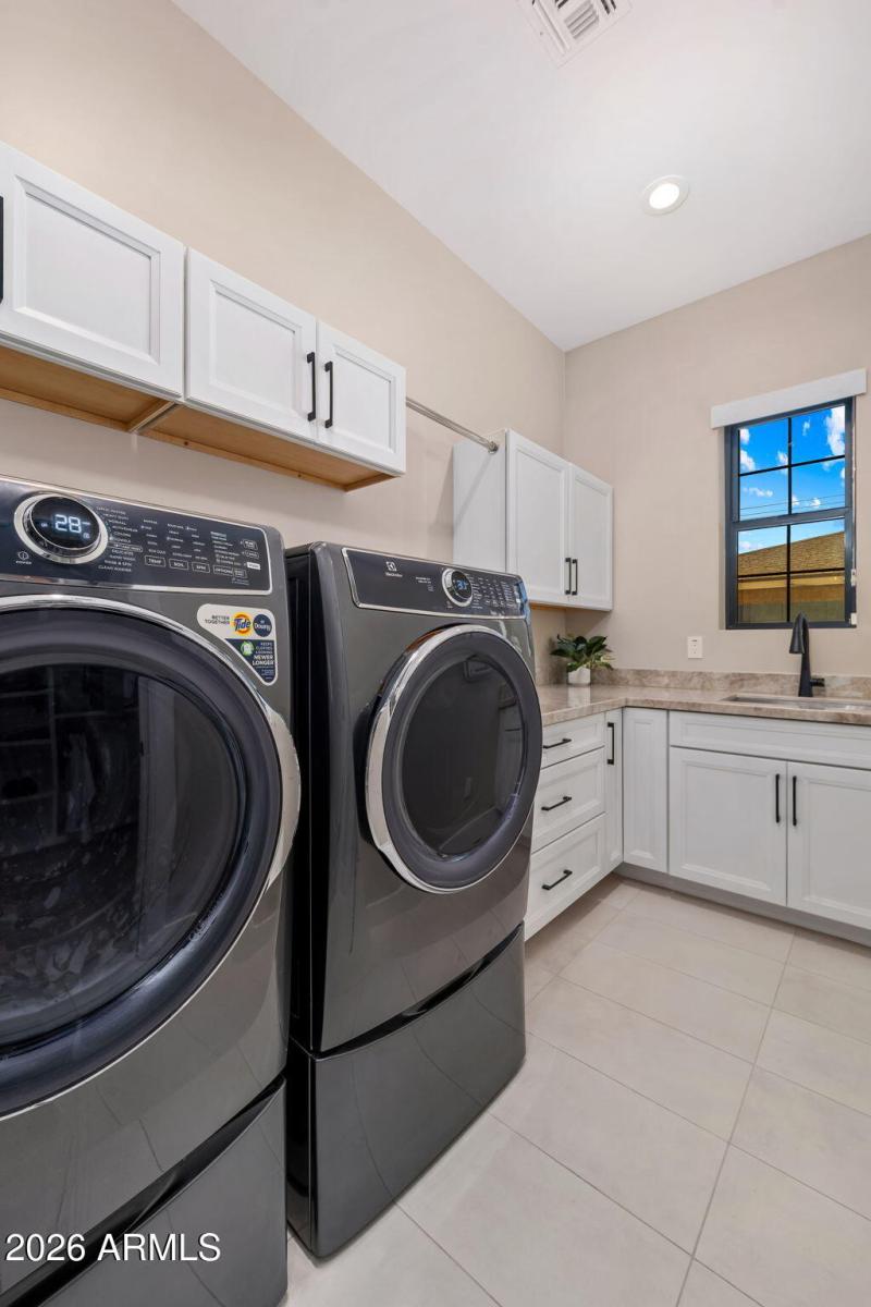 Well Appointed Light Filled Laundry Room