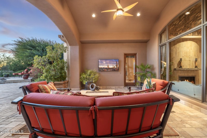 Covered Patio - View