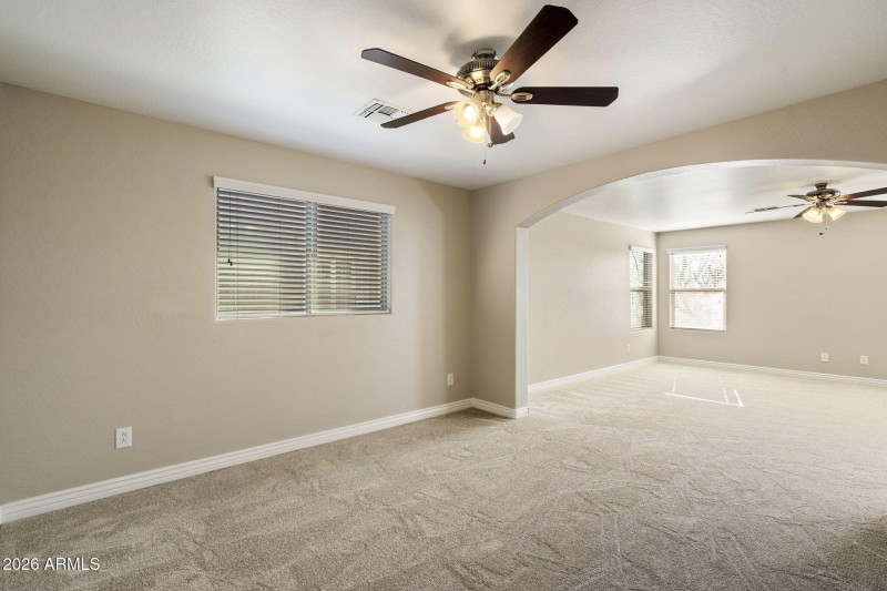 Primary Bedroom w/ sitting room