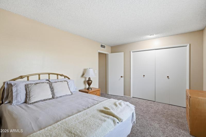 Bedroom 2 w/ nice closets!