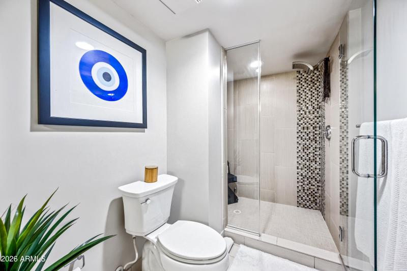 Incredible walk-in shower