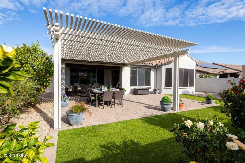 16375 W Whitton Ave Backyard from S corn