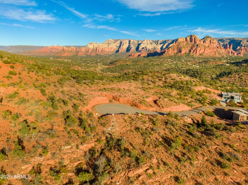 Expansive red rock views